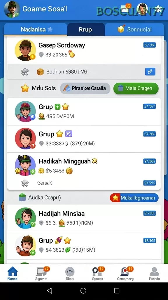Cuplikan layar SUPER33 — pengaturan akun