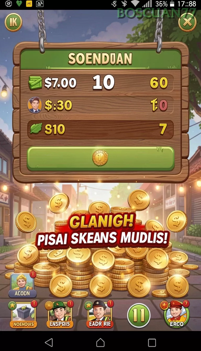 Cuplikan layar KERISTOTO77 — aktivitas