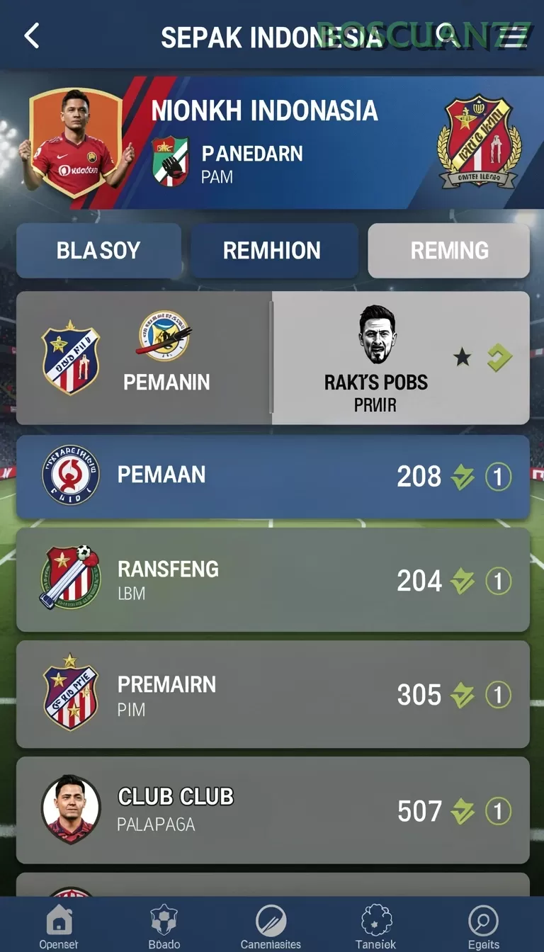 Cuplikan layar RK88 — menu navigasi