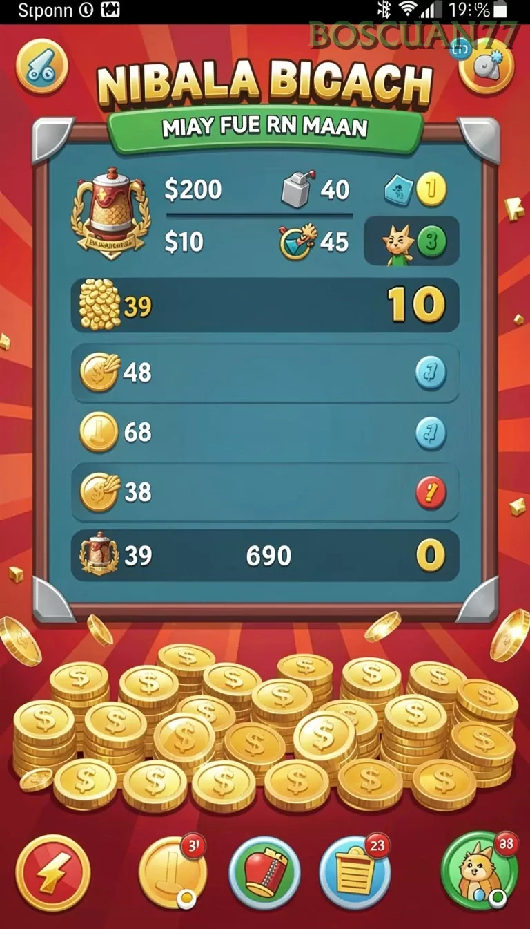 Cuplikan layar 9ZKGAMES — pengaturan akun