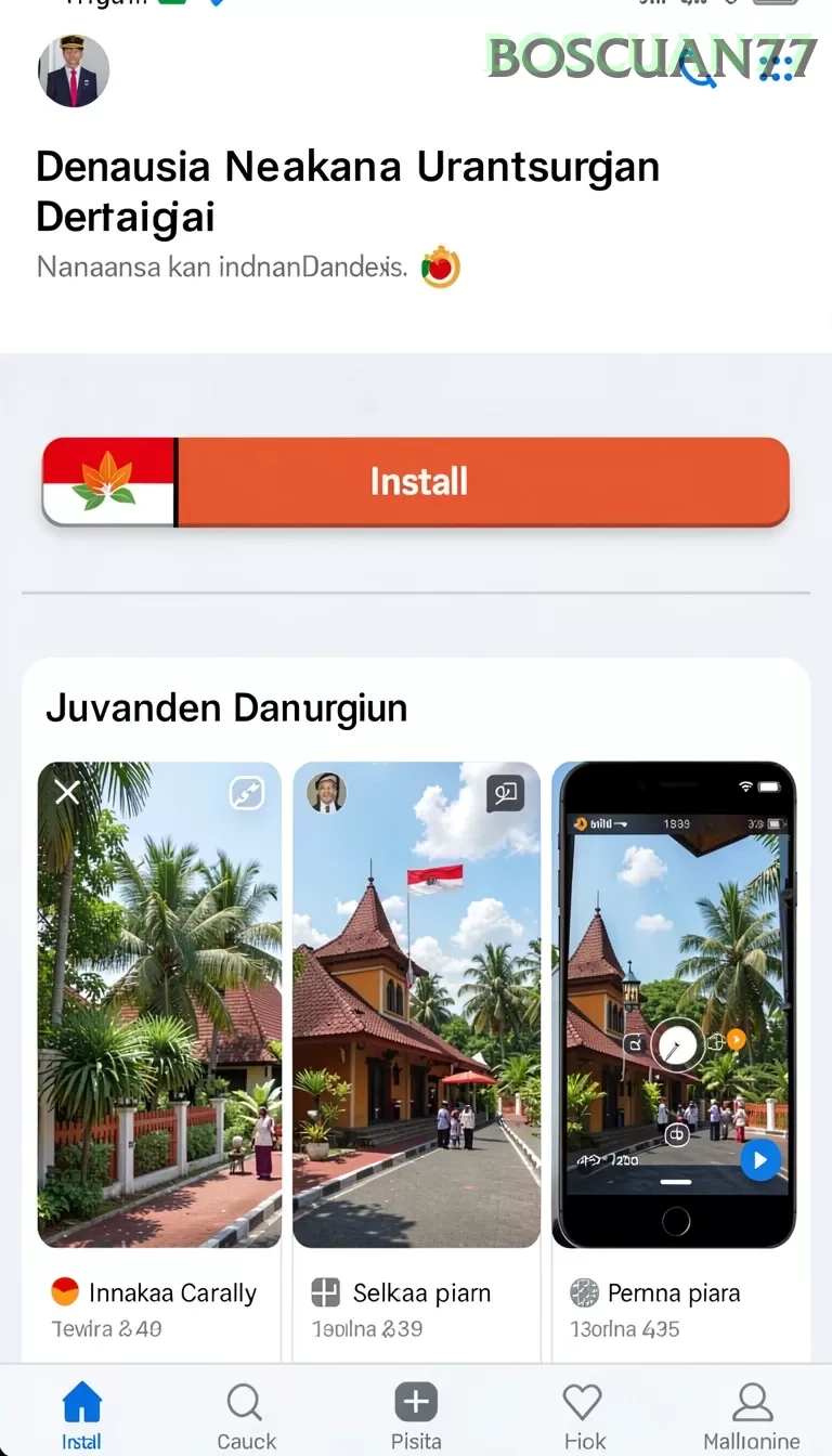 Cuplikan layar EVENTS — pengaturan akun